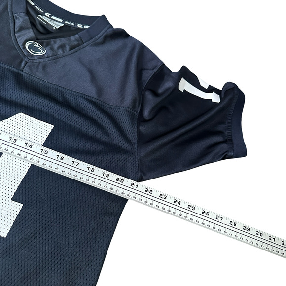 Colosseum Penn State Nittany Lions Football 14 Jersey Men Small Navy Blue V-Neck - Picture 7 of 11